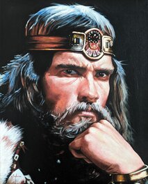 Agustín Iglesias - Conan le Barbare - "King Conan" - Arnold Schwarzenegger - Original Illustration