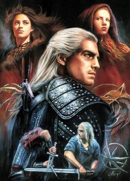 Claudio Aboy - The Witcher - Illustration originale