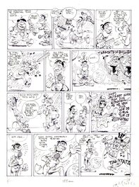 Philippe Bercovici - Bercovici : "Bonjour la Cinq" planche 2 - Planche originale