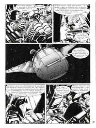 Roberto De Angelis - Nathan Never n. 131 "Il mistero della terza luna" - Planche originale