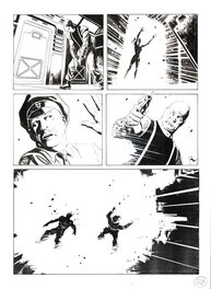 Roberto De Angelis - Nathan Never n. 202 "La torre dell'orologio" pag.38 - Planche originale