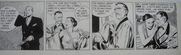 Alex Raymond - Rip Kirby 2-15-52 - Planche originale