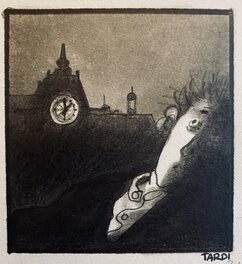 Original Illustration - Mort à crédit