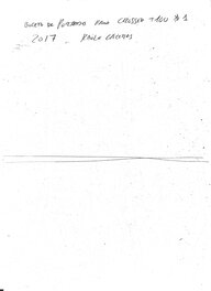 Crossed Cover sketches verso Crossed Cover sketches verso