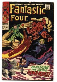 Couverture du comicbook marvel FF 63 Couverture du comicbook marvel FF 63