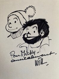 Will - Will, illustration originale, Tif et Tondu. - Original Illustration