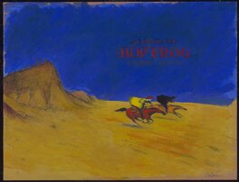 Couverture originale de La Révolte de Hop-Frog, premier tome de la série Hiram Lowatt et Placido, Éditions Dargaud, 1997