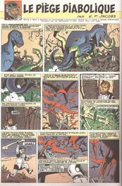 Une des probables inspirations d’André Taymans pour ses ptéranodons [prépublication dans le journal de Tintin le 24 novembre 1960].