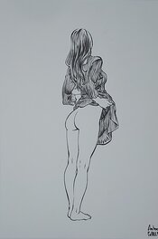 Antonin Gallo - Demoiselle (6) - Original Illustration