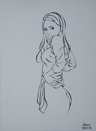 Antonin Gallo - Demoiselle (8) - Original Illustration