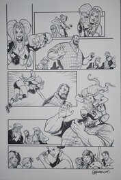 Mauricet - Harley Quinn - Planche originale