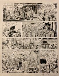 Yves Swolfs - Swolfs - Durango T1 "Les chiens meurent en hiver" - pl.23 - Planche originale