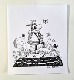 oTTami - Dessin original de l'Inktober 2022 : Toem par oTTami ! - Original Illustration