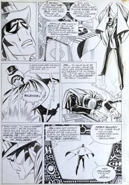 Mikros - Le Maître du PSI - Titans no 53 - planche originale n°3 - comic art