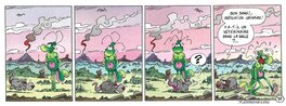 Yves Chagnaud - Strip 35 de Nabuchodinosaure (Mise en couleur) - Color guide