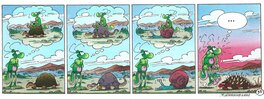 Yves Chagnaud - Strip 37 de Nabuchodinosaure (Mise en couleur) - Color guide