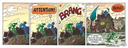 Yves Chagnaud - Strip 44 de Nabuchodinosaure (Mise en couleur) - Color guide