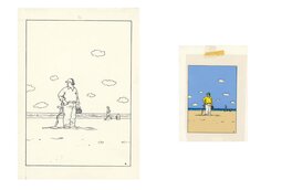 Moebius - Le Chercheur d'or - illustration originale 17 - Comic Strip