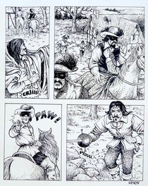 Jean Vern - Capitaine Fracasse 2 - Planche originale