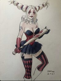 Enrico Marini - Enrico Marini Harley Quinn - Illustration originale