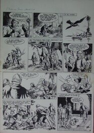 Fred & Liliane Funcken - Chevalier BLANC OMBRE DU GLAIVE PAGE 26 - Planche originale