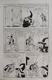 Giovan Battista Carpi - G.b. Carpi, Pippo e la fattucchiera appiedata, 1963 - Comic Strip