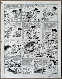 Gos - Planche Originale SCRAMEUSTACHE noté PAGE 22 - Comic Strip