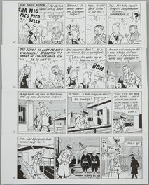 Pom - Piet Pienter en Bert Bibber - Planche originale