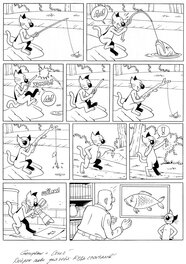 Andreï Sneguiriov - Keshka planche originale - Comic Strip