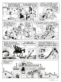 Gil Formosa - Lucky Luke - Hommage à Morris - Planche originale