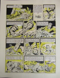 Willy Vandersteen - Bessy - Het geheimzinnige spoor - Planche originale