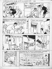 Pierre Lacroix - Bibi Fricotin aux Jeux Olympiques (planche 22) - Comic Strip
