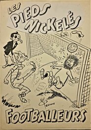 René Pellos - Les Pieds Nickelés footballeurs - Couverture originale