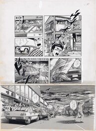 unknown - Shout - unfinished manga masterpiece - Planche originale