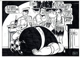 Alex W. Inker - Planche originale Apache - Comic Strip