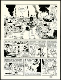 Spirou et Fantasio - Planche originale