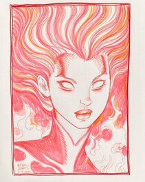 Arthur Adams - Dark Phoenix - Original Illustration