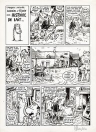 Frank Margerin - Lucien - Histoire de lait - Comic Strip