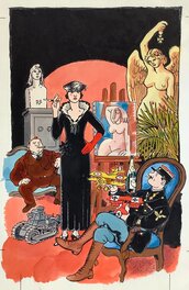 Jacques Tardi - Tardi  / La femme au gant rouge - Couverture originale