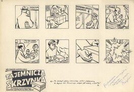 Szymon Kobylinski - Tajemnicza skrzynka - Planche originale