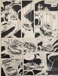 Jean-Claude Fournier - Fournier, Spirou n°27, L'Ankou planche 33, 1976. - Planche originale