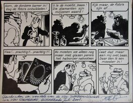 Jef Nys - Jommeke - Diamanten in de zoo - Planche originale