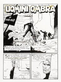 Antonio Serra - Nicola Mari – Nathan Never - La Zona Proibita/Uomini Ombra - Planche originale