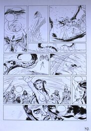 Kyko Duarte - Le Crystal des Elfes Bleus - T1 Pl 34 - Planche originale