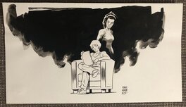 Ralph Meyer - Couverture Page Noire - Comic Strip