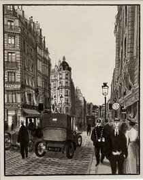 Planche originale - Les grands boulevards