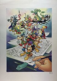 Sérigraphie hommage par Massimo de Vita Sérigraphie hommage par Massimo de Vita