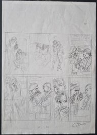 Le sursis - crayonné préparatoire page 15 tome 2