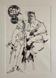 Ashley Wood - Sam & Twitch - Illustration originale