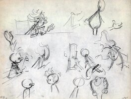 Exemple de croquis correctif de Franquin. Exemple de croquis correctif de Franquin.